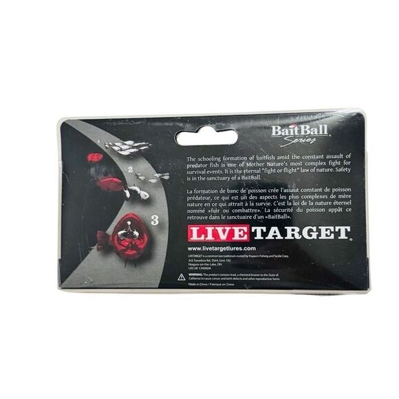 Threadfin Shad CB,DD, Metallic Citrus Shad  LIVETARGET-LURES TDD90D823 - Picture 7 of 7